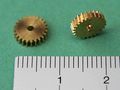 Bild: Grossansicht Schneckenrad Modul 0,3 / 24 Z&auml;hne