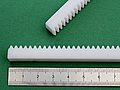 Bild: Grossansicht Zahnstange aus Azetalharz