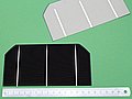 Bild: Grossansicht Solarzelle (lose Solarzelle)