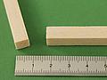 Bild: Grossansicht Balsa HolzVierkant Leiste 8 x 8 mm