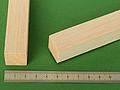 Bild: Grossansicht Balsa HolzVierkant Leiste 20 x 20 mm