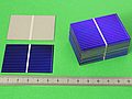 Bild: Grossansicht 100 Solarzellen (lose Solarzelle)